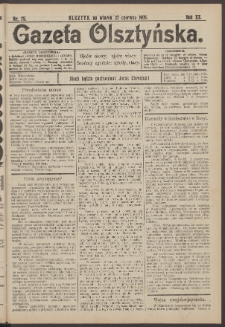 Gazeta Olsztyńska, 1905, nr 75