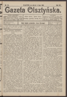 Gazeta Olsztyńska, 1905, nr 78