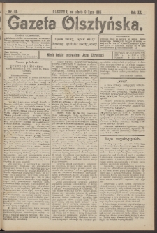 Gazeta Olsztyńska, 1905, nr 80