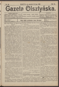 Gazeta Olsztyńska, 1905, nr 85