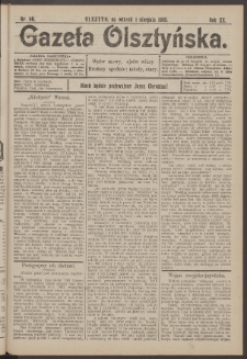 Gazeta Olsztyńska, 1905, nr 90
