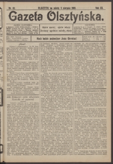 Gazeta Olsztyńska, 1905, nr 92