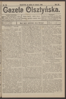 Gazeta Olsztyńska, 1905, nr 98