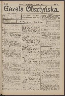 Gazeta Olsztyńska, 1905, nr 100