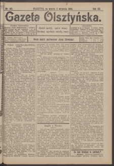 Gazeta Olsztyńska, 1905, nr 105