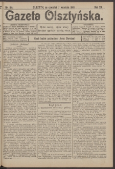 Gazeta Olsztyńska, 1905, nr 106