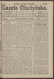 Gazeta Olsztyńska, 1905, nr 115