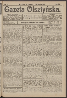Gazeta Olsztyńska, 1905, nr 118