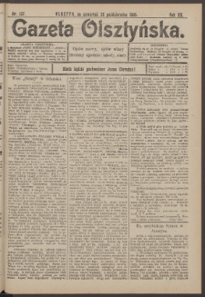 Gazeta Olsztyńska, 1905, nr 127