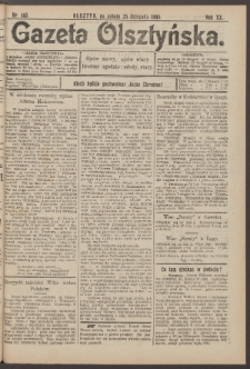 Gazeta Olsztyńska, 1905, nr 140
