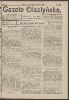 Gazeta Olsztyńska, 1905, nr 144