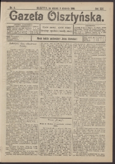 Gazeta Olsztyńska, 1906, nr 4