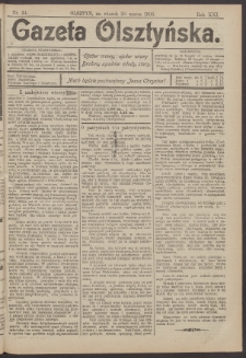 Gazeta Olsztyńska, 1906, nr 34