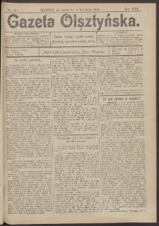Gazeta Olsztyńska, 1906, nr 46