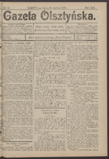 Gazeta Olsztyńska, 1906, nr 70