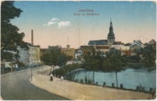 Insterburg. Partie am Schloßteich
