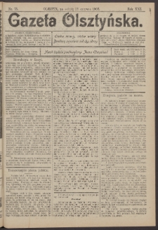 Gazeta Olsztyńska, 1906, nr 73
