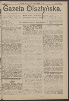 Gazeta Olsztyńska, 1906, nr 75