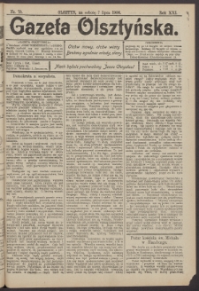 Gazeta Olsztyńska, 1906, nr 79