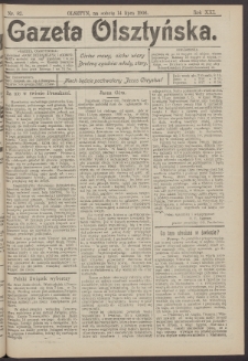 Gazeta Olsztyńska, 1906, nr 82