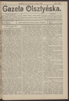 Gazeta Olsztyńska, 1906, nr 84
