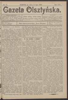 Gazeta Olsztyńska, 1906, nr 85