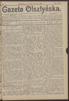 Gazeta Olsztyńska, 1906, nr 87