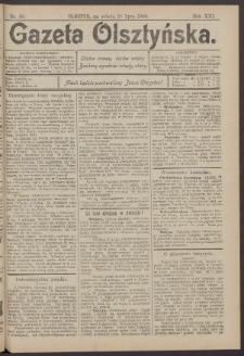 Gazeta Olsztyńska, 1906, nr 88