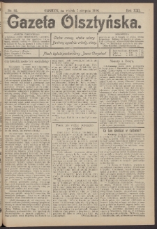 Gazeta Olsztyńska, 1906, nr 92