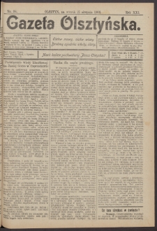 Gazeta Olsztyńska, 1906, nr 98