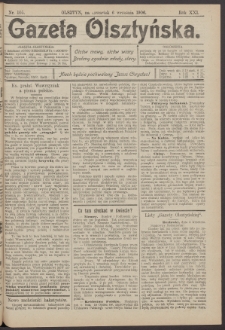 Gazeta Olsztyńska, 1906, nr 105