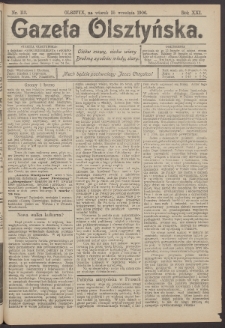 Gazeta Olsztyńska, 1906, nr 113