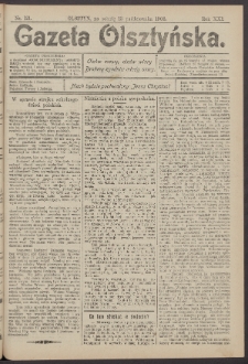 Gazeta Olsztyńska, 1906, nr 121
