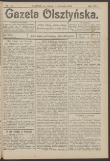 Gazeta Olsztyńska, 1906, nr 134