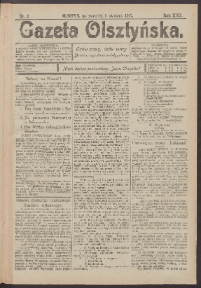 Gazeta Olsztyńska, 1907, nr 2