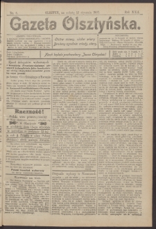 Gazeta Olsztyńska, 1907, nr 6
