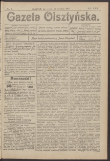 Gazeta Olsztyńska, 1907, nr 6