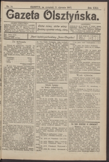 Gazeta Olsztyńska, 1907, nr 14