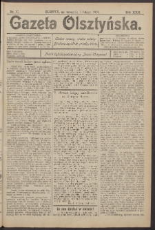 Gazeta Olsztyńska, 1907, nr 17