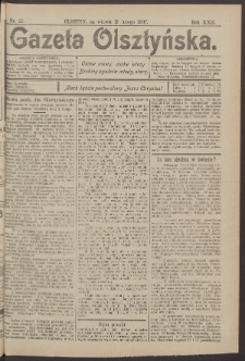Gazeta Olsztyńska, 1907, nr 22