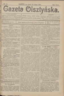 Gazeta Olsztyńska, 1907, nr 25