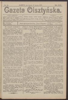 Gazeta Olsztyńska, 1907, nr 34