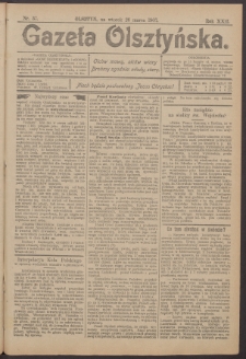 Gazeta Olsztyńska, 1907, nr 37