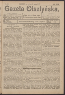 Gazeta Olsztyńska, 1907, nr 56