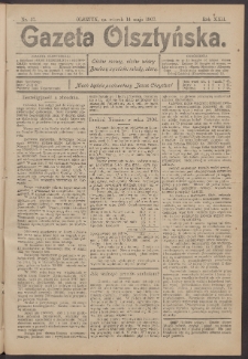 Gazeta Olsztyńska, 1907, nr 57