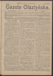 Gazeta Olsztyńska, 1907, nr 58