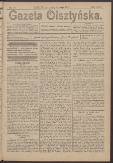 Gazeta Olsztyńska, 1907, nr 59