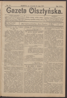 Gazeta Olsztyńska, 1907, nr 63