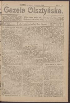 Gazeta Olsztyńska, 1907, nr 65