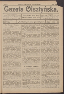 Gazeta Olsztyńska, 1907, nr 66